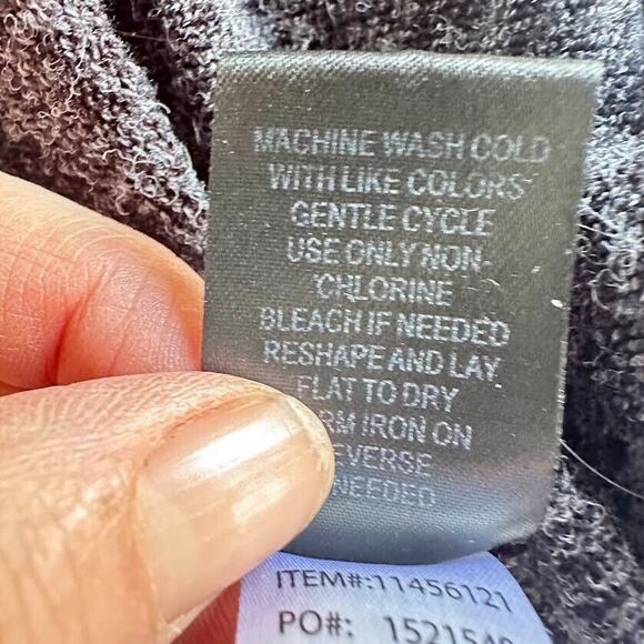 Torrid Dress Womens Size 0 Large Gray Shift V-Neck Short Sleeve Casual Knit - Picture 7 of 9